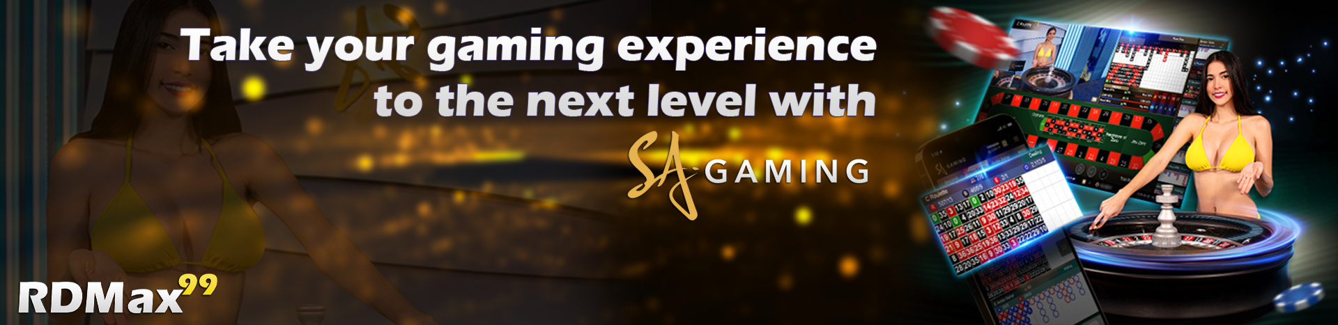 Main banner showing RDMax99 as a GCash entertainment platform for Filipino players